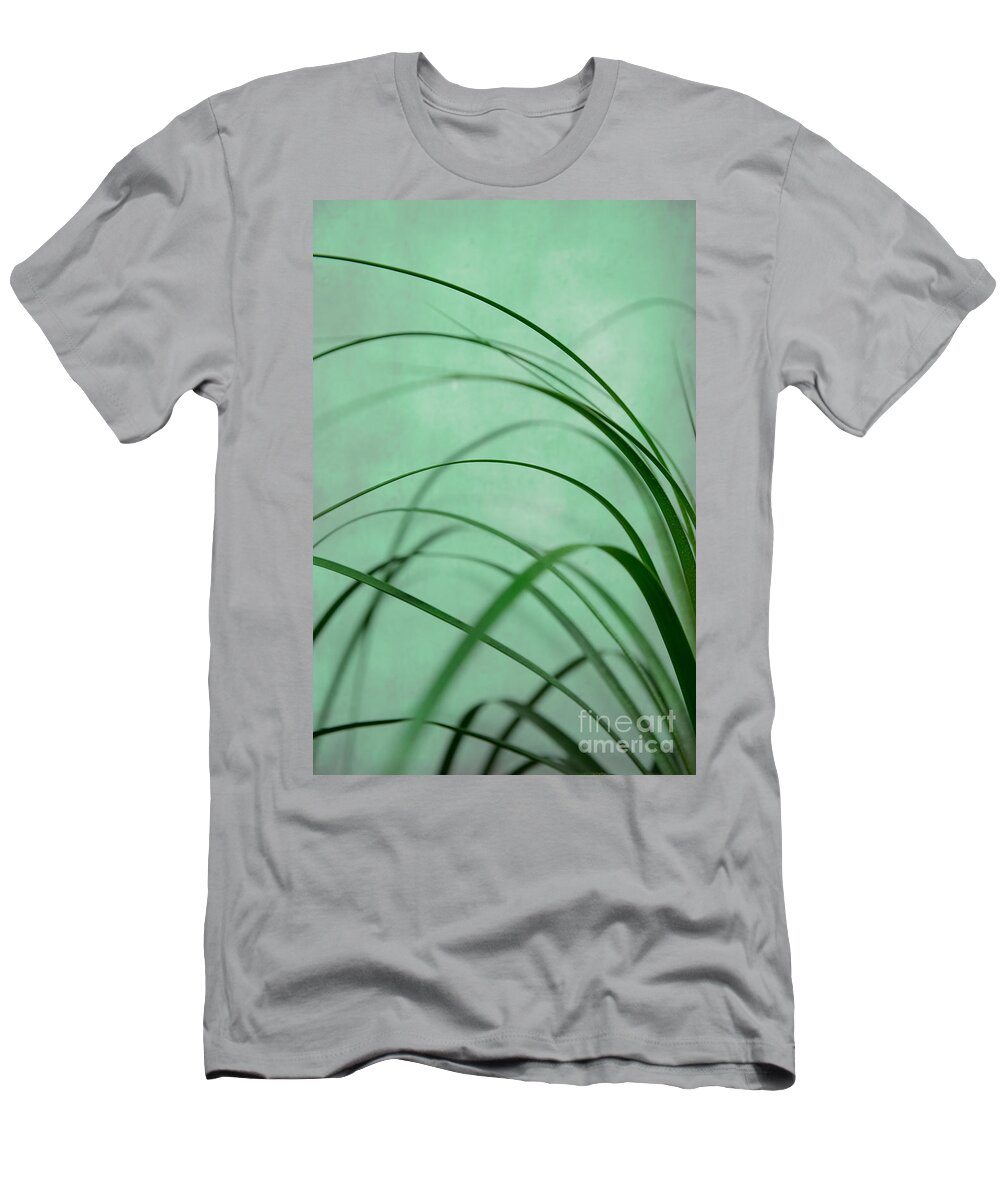 Flow T-Shirt featuring the photograph Grass Impression by Hannes Cmarits
