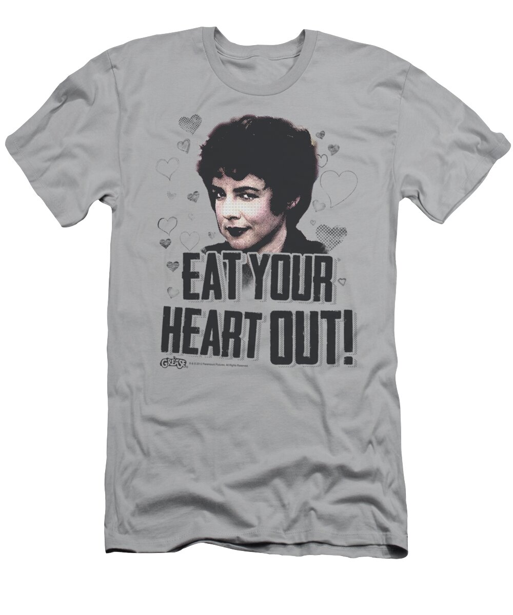 Grease T-Shirt featuring the digital art Grease - Eat Your Heart Out by Brand A