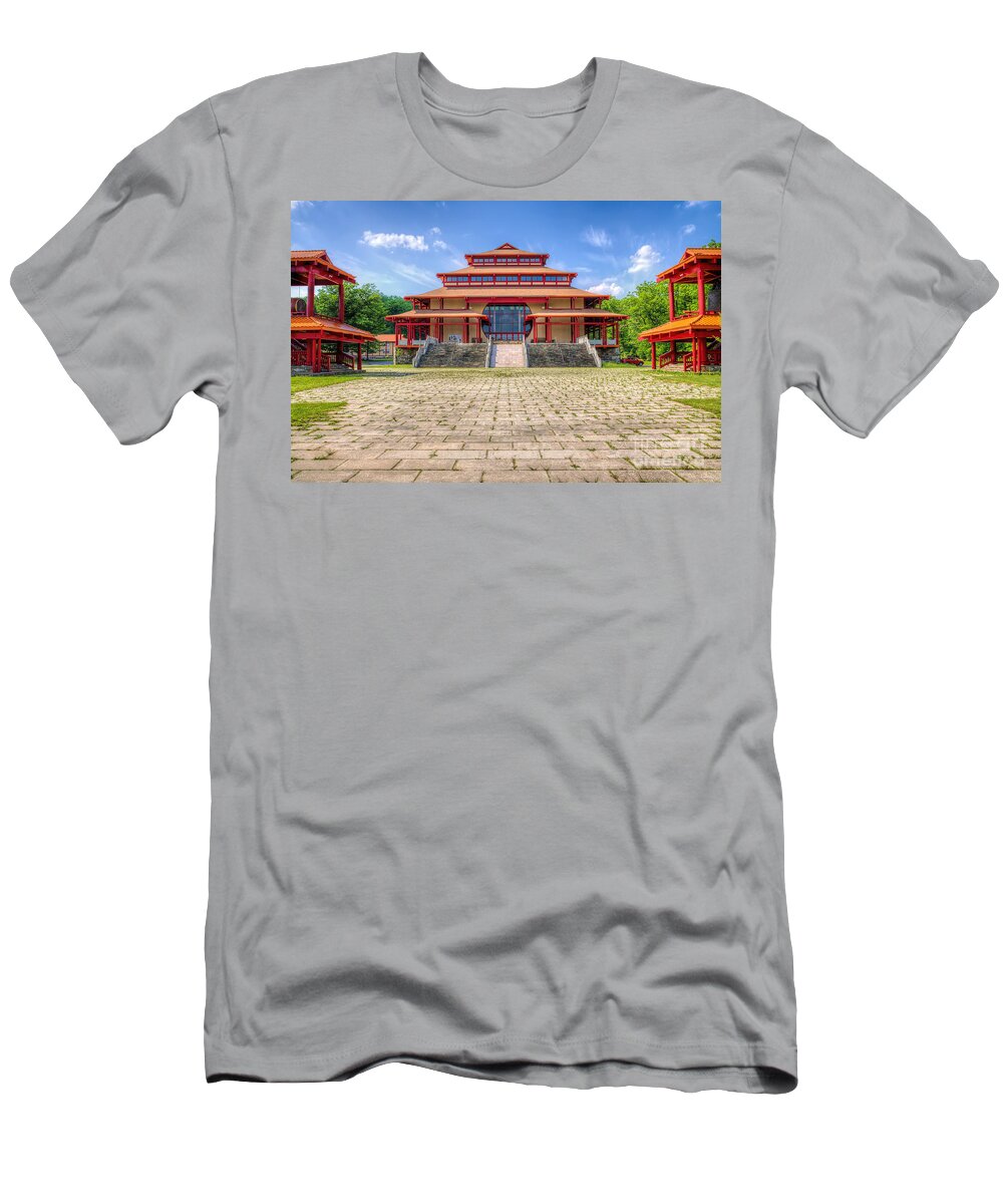 Great Buddha Hall T-Shirt featuring the photograph Great Buddha Hall by Rick Kuperberg Sr