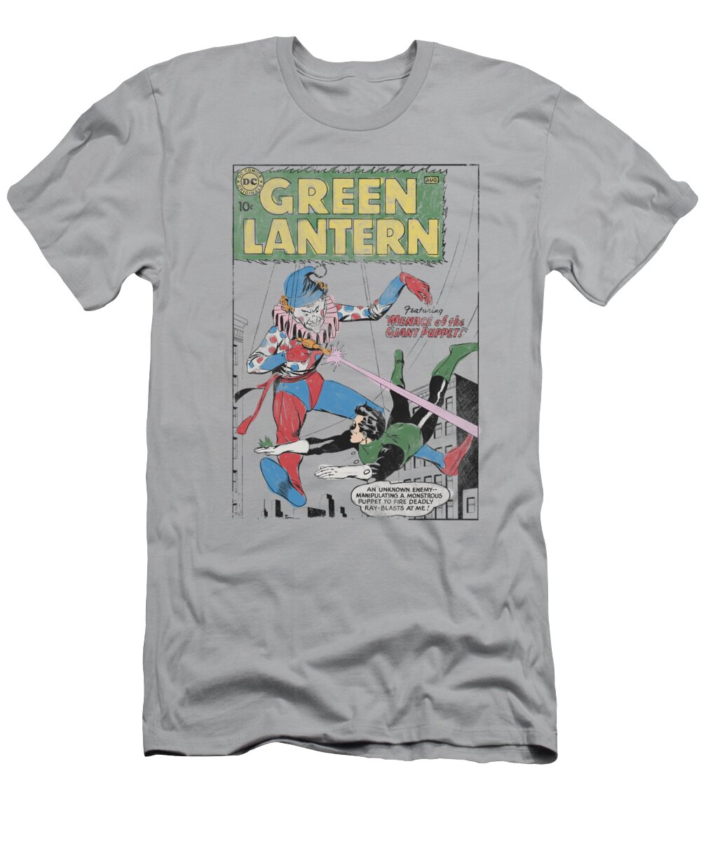 Green Lantern T-Shirt featuring the digital art Green Lantern - Puppet Menace by Brand A