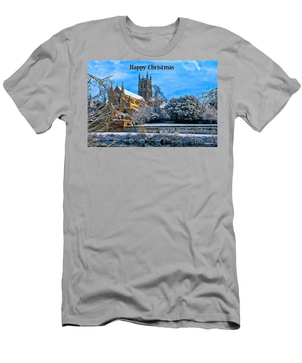 Cathedral T-Shirt featuring the photograph Happy Christmas Photo by Roy Pedersen