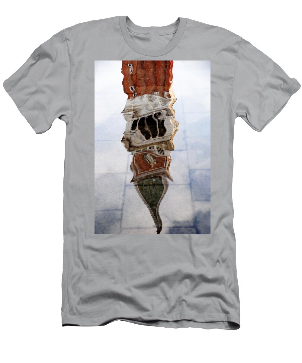 Acqua Alta T-Shirt featuring the photograph Hard to Tell the Time by Jacqueline M Lewis