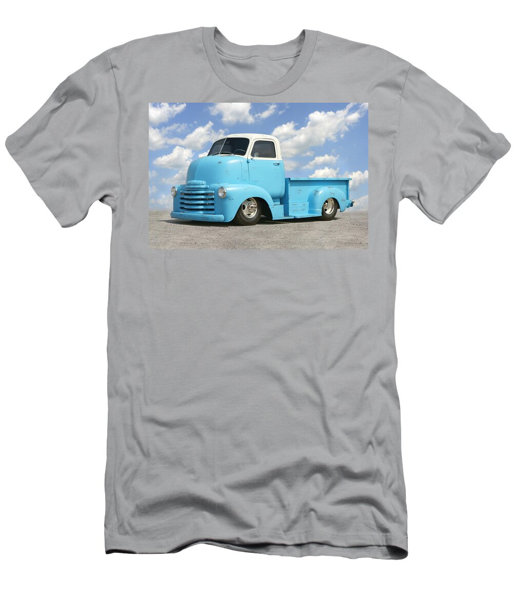 Chevy Truck T-Shirt featuring the photograph Heavy Duty Chevy Truck by Mike McGlothlen