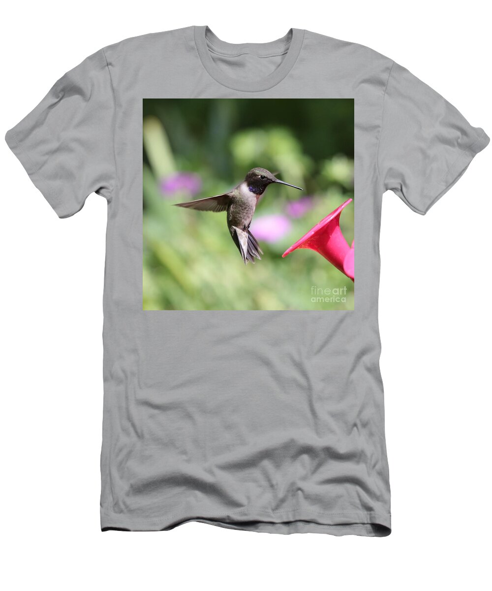 Hummingbird T-Shirt featuring the photograph High Flyer 2 by Carol Groenen