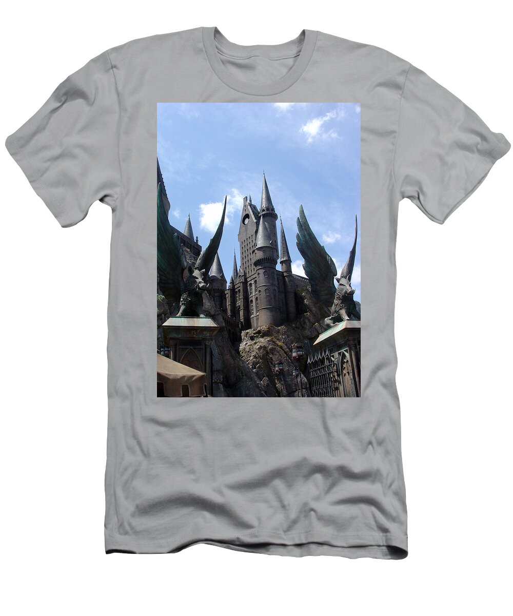 Orlando T-Shirt featuring the photograph Hogwarts Castle by David Nicholls