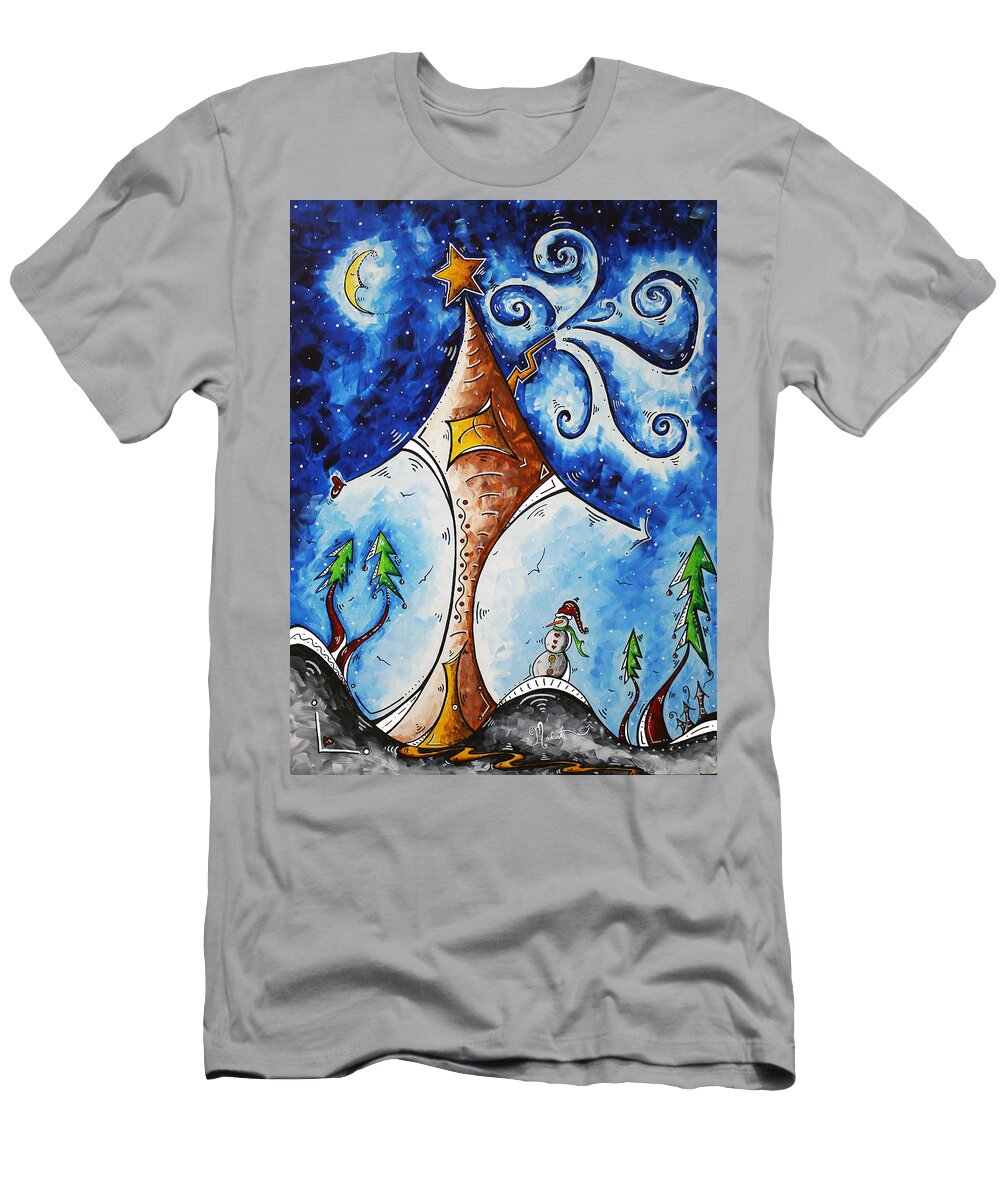 Wall T-Shirt featuring the painting Home Sweet Home by Megan Aroon