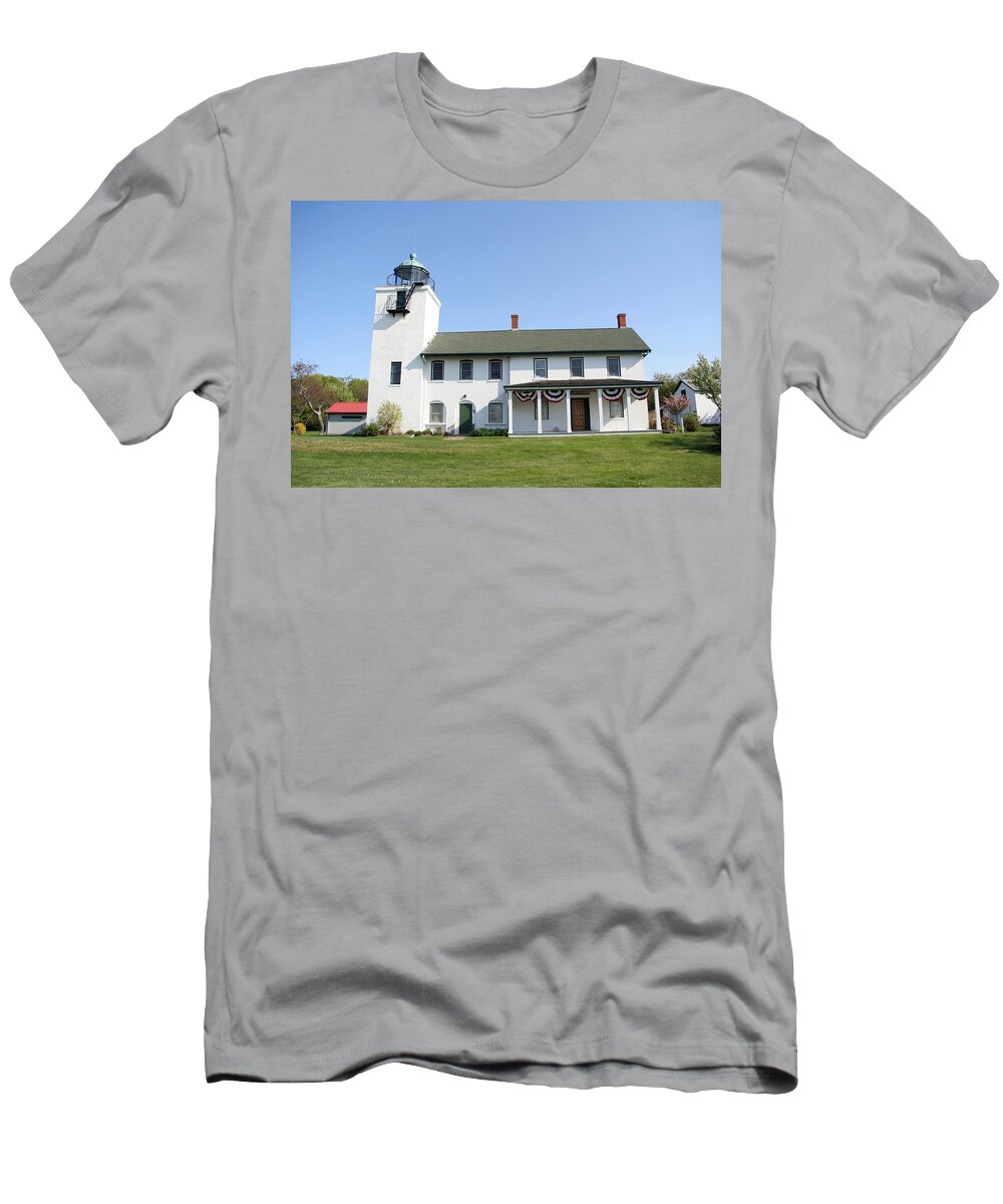Long Island T-Shirt featuring the photograph Horton's Point by Karen Silvestri