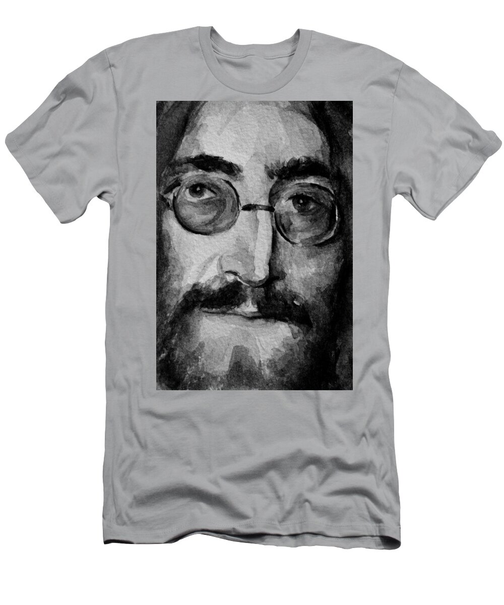 John Lennon T-Shirt featuring the painting In Memoriam by Laur Iduc