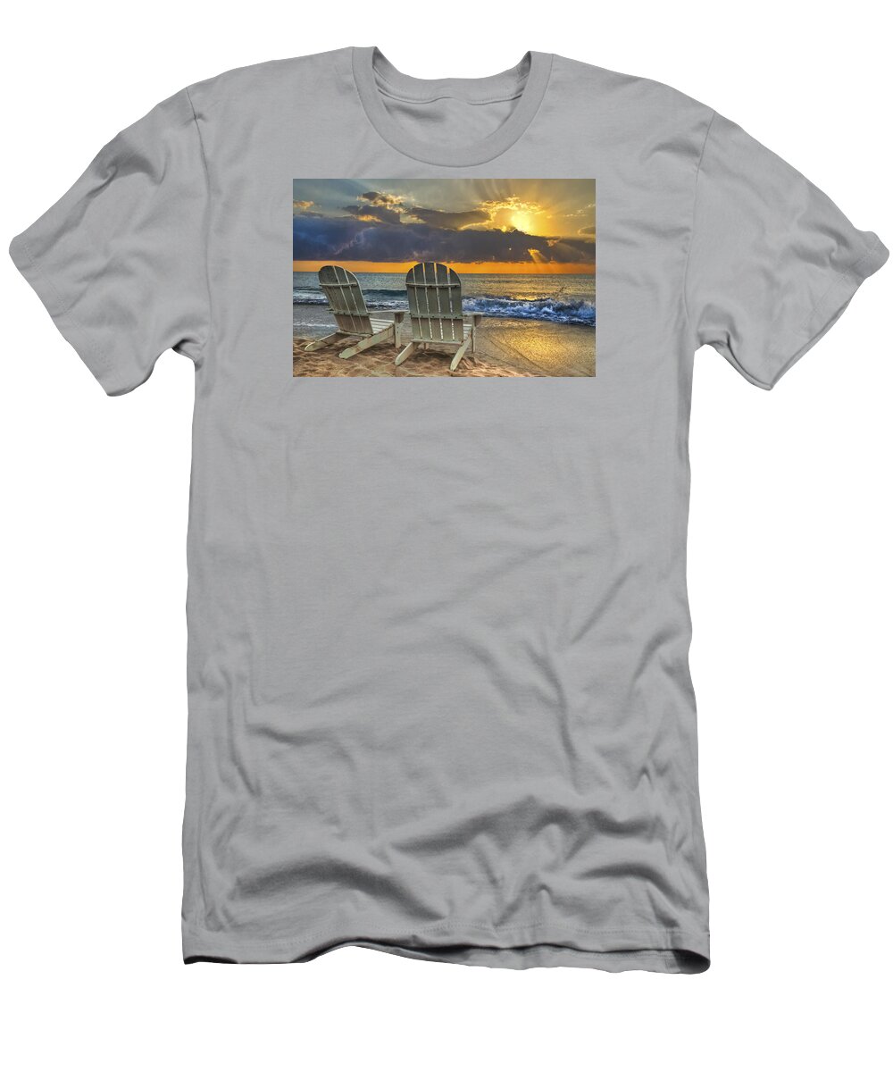 Zen T-Shirt featuring the photograph In The Spotlight by Debra and Dave Vanderlaan