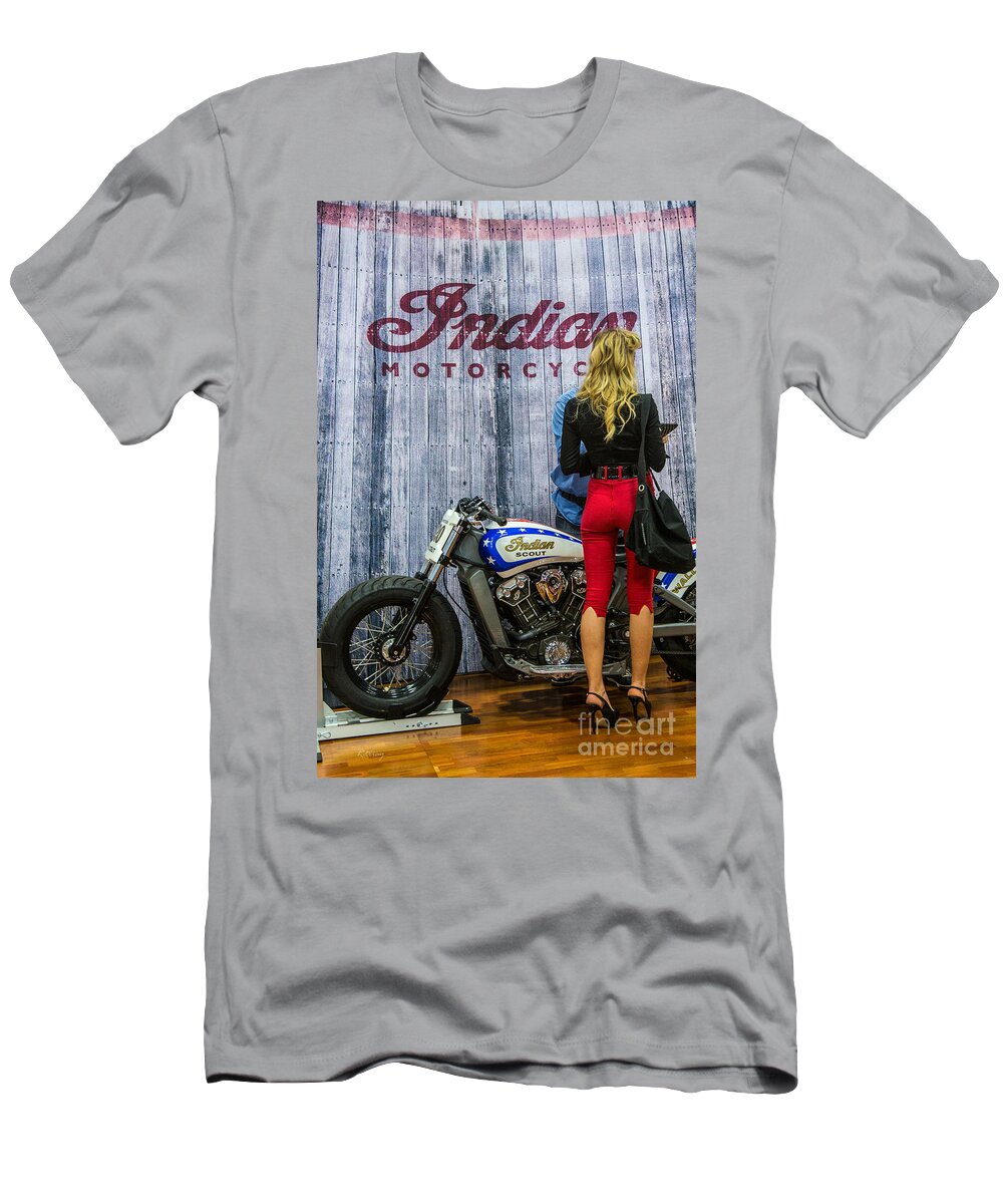 Indian Motorcycles T-Shirt featuring the photograph Indian Chief Motorcycles by Rene Triay FineArt Photos