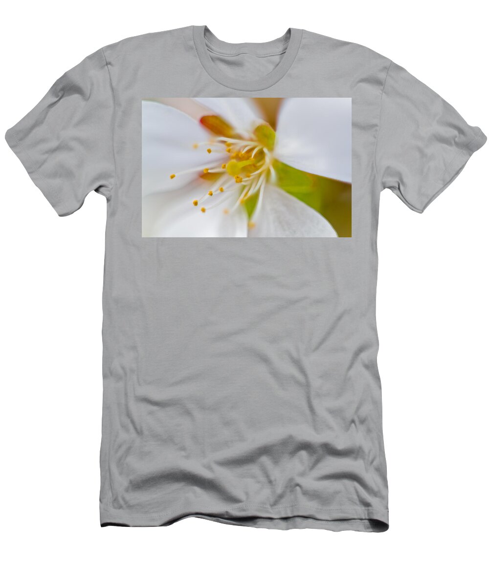Flower T-Shirt featuring the photograph Inside the Flower by Jonny D