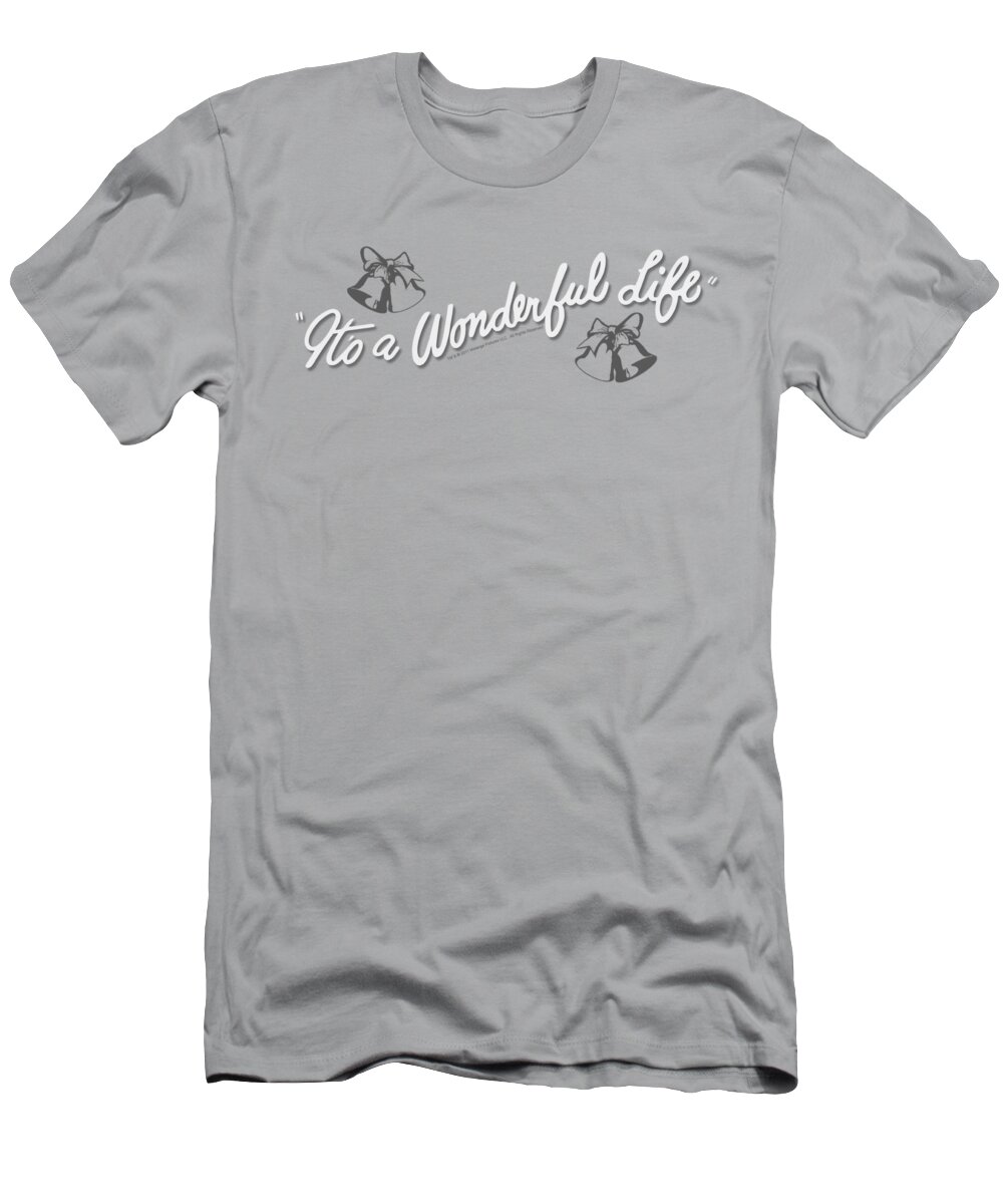 It's A Wonderful Life T-Shirt featuring the digital art It's A Wonderful Life - Logo by Brand A