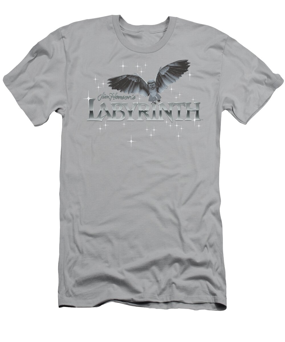 Labyrinth T-Shirt featuring the digital art Labyrinth - Owl Logo by Brand A