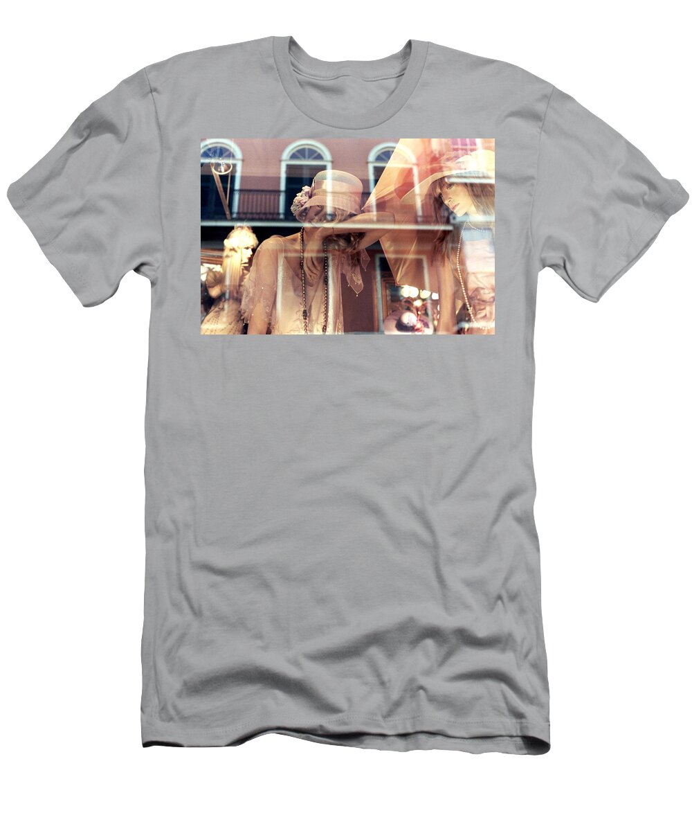 Women T-Shirt featuring the photograph Ladies of the French Quarter by Nadalyn Larsen