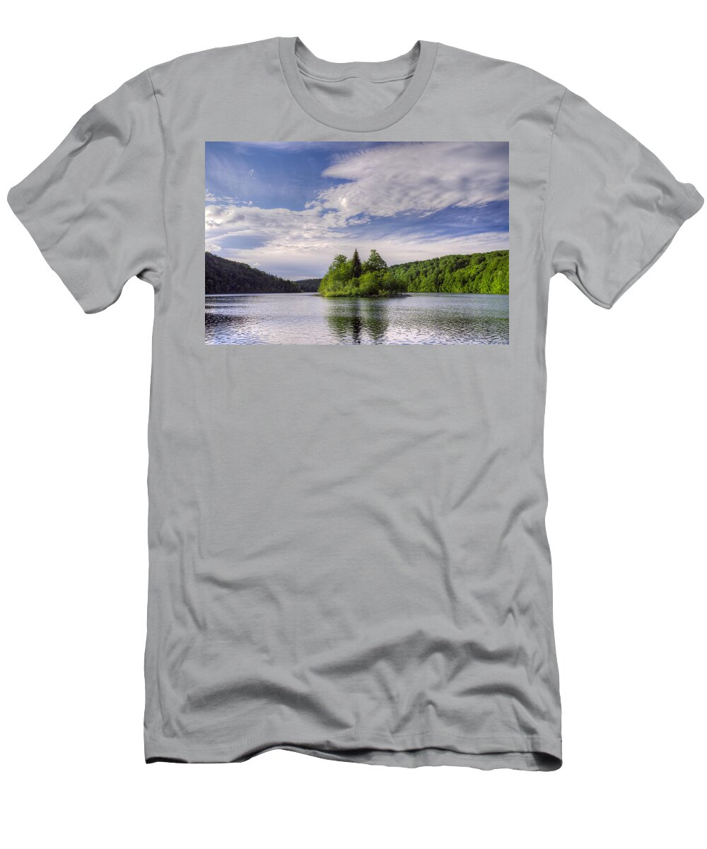 Adventure T-Shirt featuring the photograph Lake Kozjak by Ivan Slosar