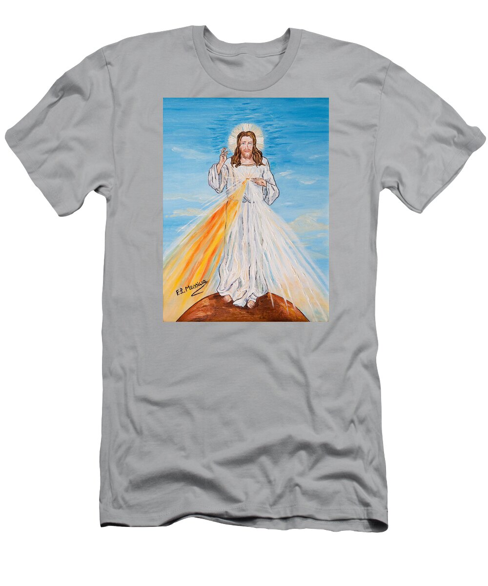 Loredana Messina T-Shirt featuring the painting L'amore by Loredana Messina