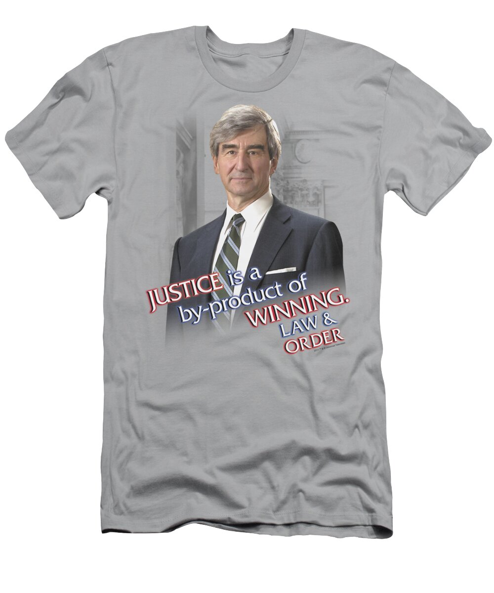 Law And Order T-Shirt featuring the digital art Lawandorder - Jack Mccoy by Brand A