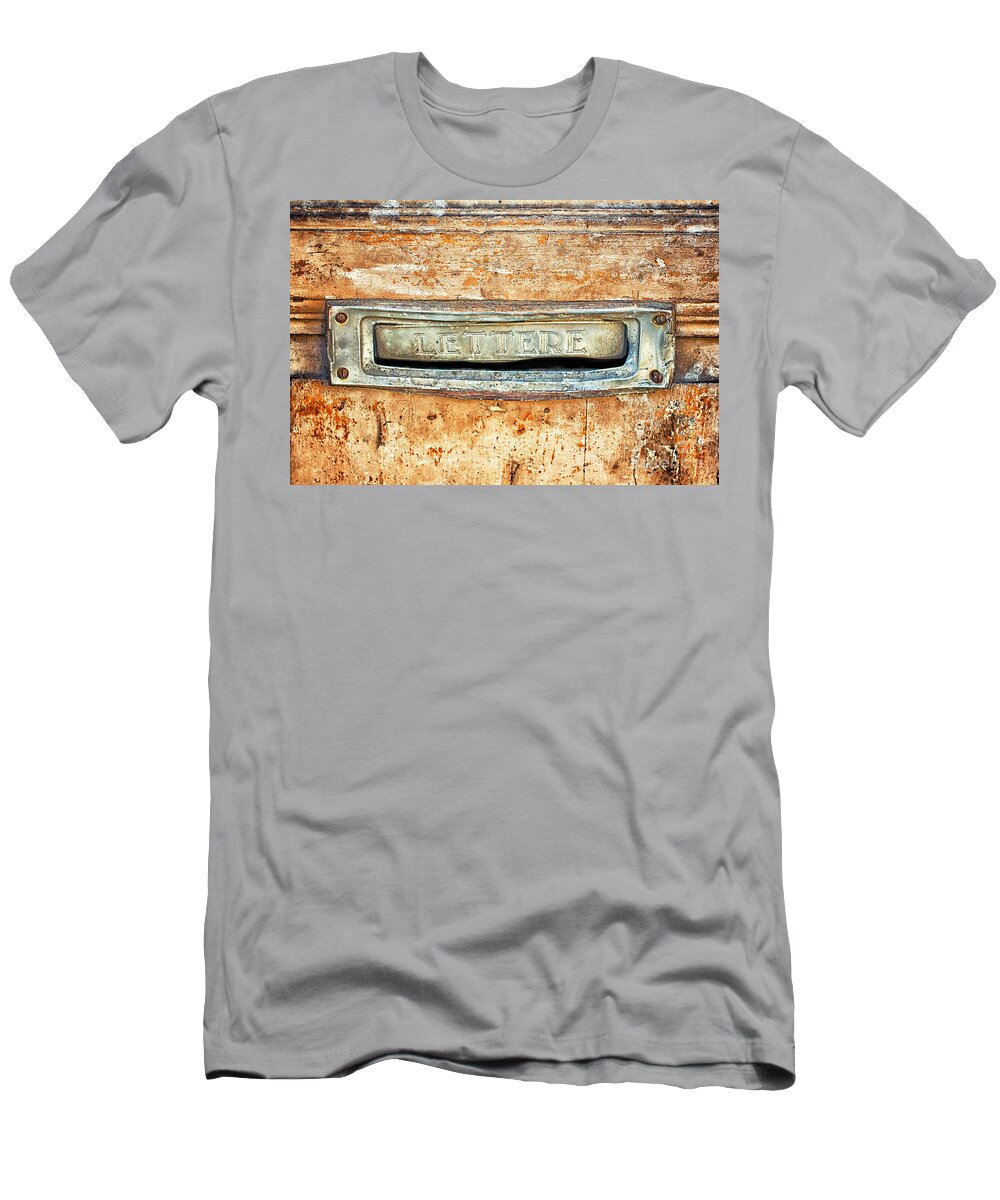 Rotten T-Shirt featuring the photograph Lettere Letters by Silvia Ganora