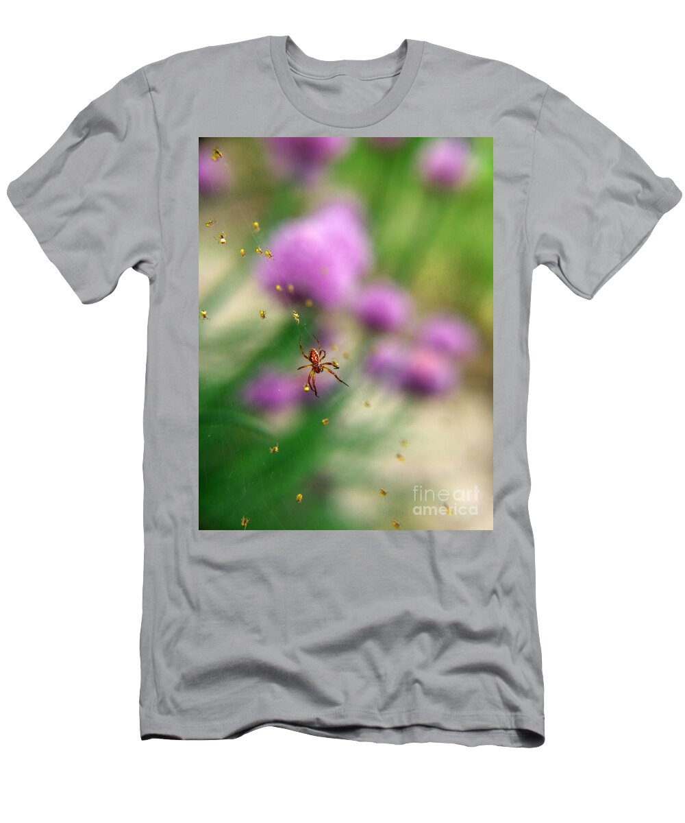 Photography T-Shirt featuring the photograph Mama and Her Babies by Jackie Farnsworth