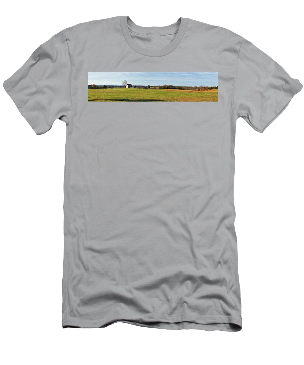 Manassas National Battlefield Park T-Shirt featuring the photograph Manassas National Battlefield Park by Jean Goodwin Brooks