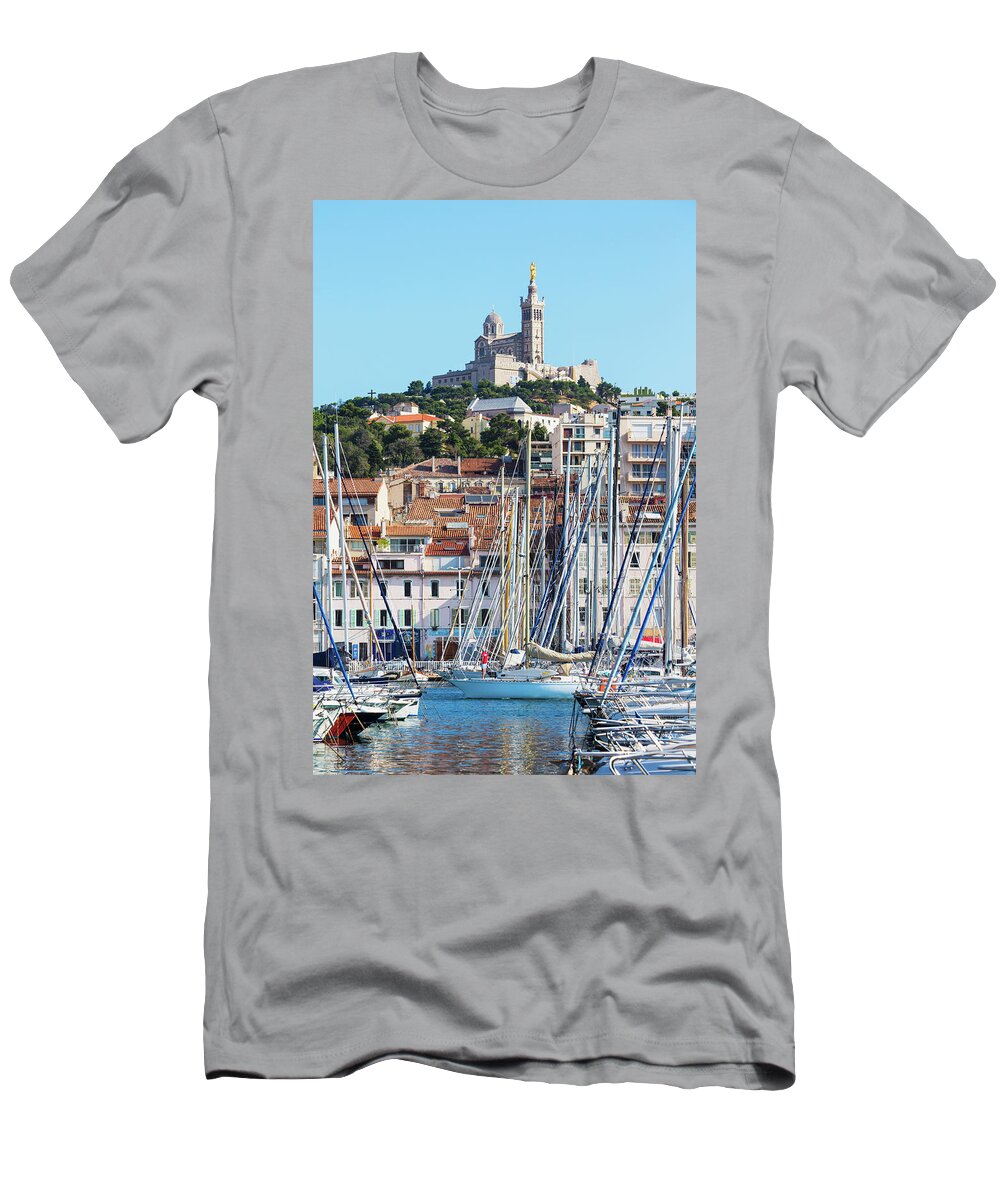 Photography T-Shirt featuring the photograph Marseille, Provence-alpes-cote Dazur by Panoramic Images