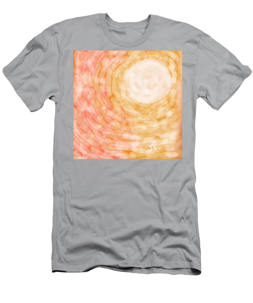 Greeting Cards T-Shirt featuring the digital art Meeting by Judith Chantler