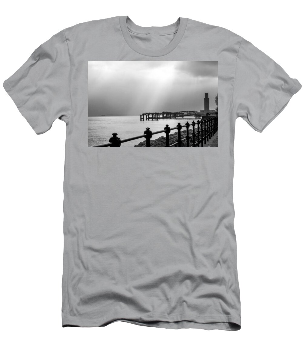 Boat T-Shirt featuring the photograph Mersey Halo by Spikey Mouse Photography