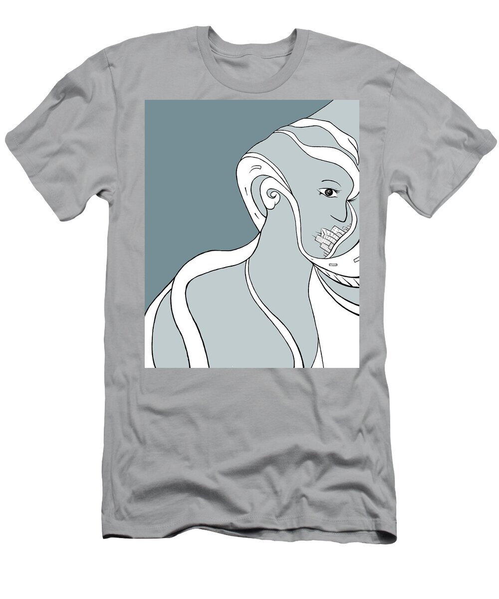 Woman T-Shirt featuring the digital art Metro Polly by Craig Tilley