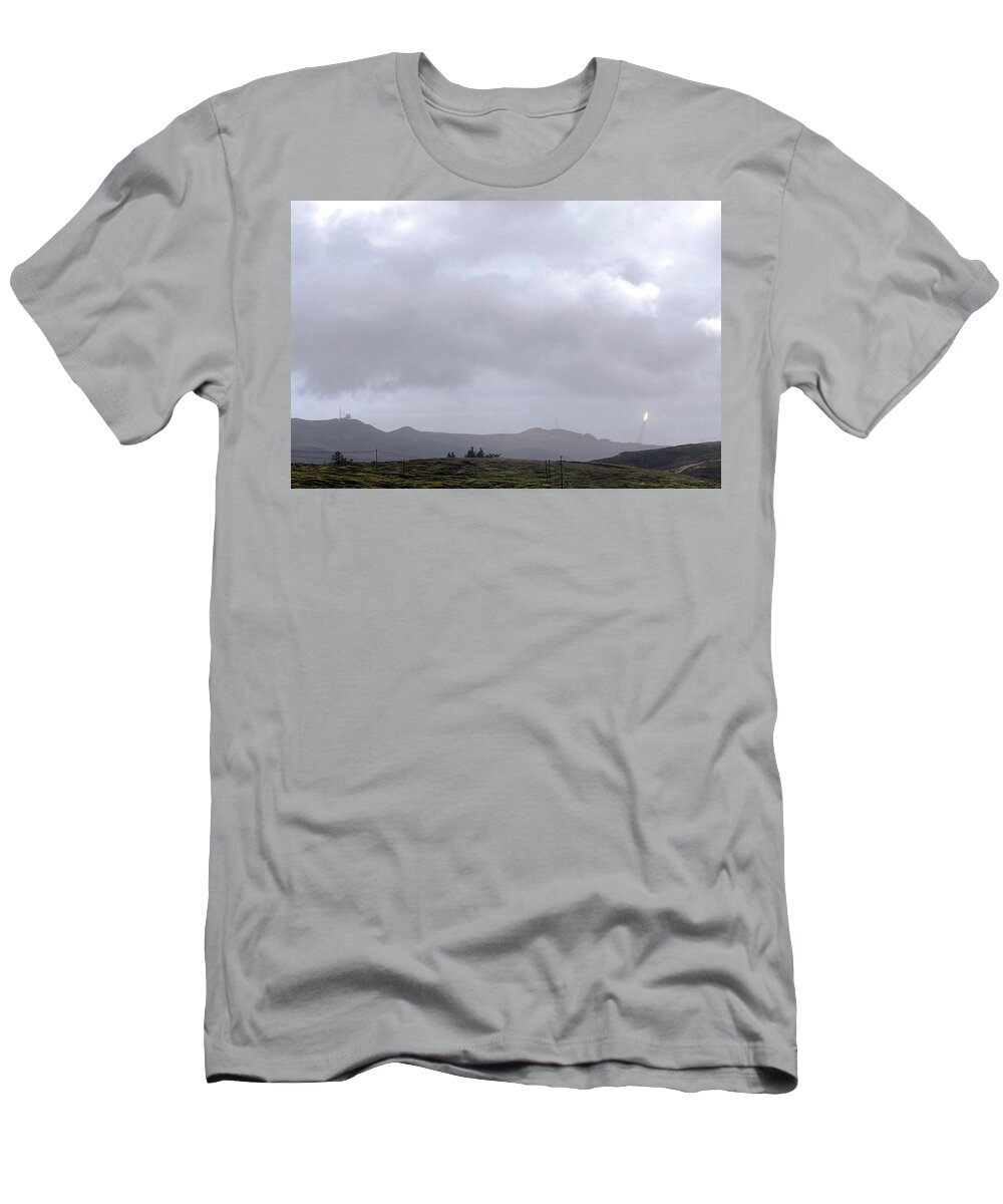 Astronomy T-Shirt featuring the photograph Minotaur Iv Lite Launch by Science Source