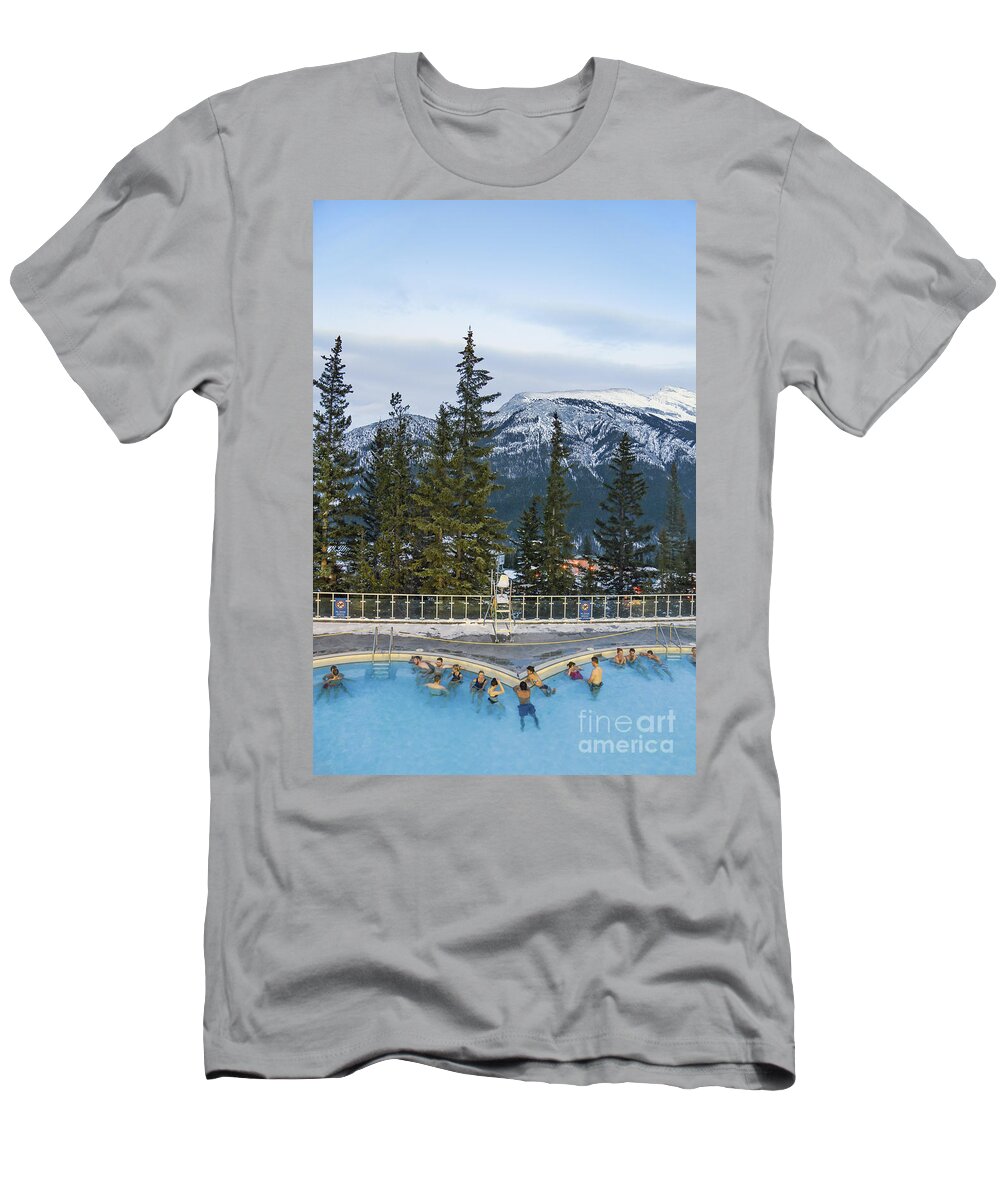 Banff T-Shirt featuring the photograph Mountain Paradise by Evelina Kremsdorf