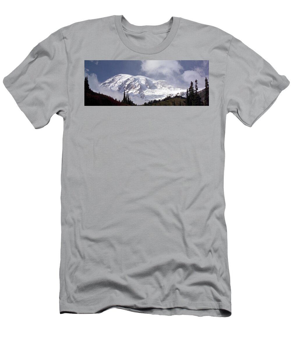 Mt Rainier T-Shirt featuring the photograph Mt Rainier by Greg Reed