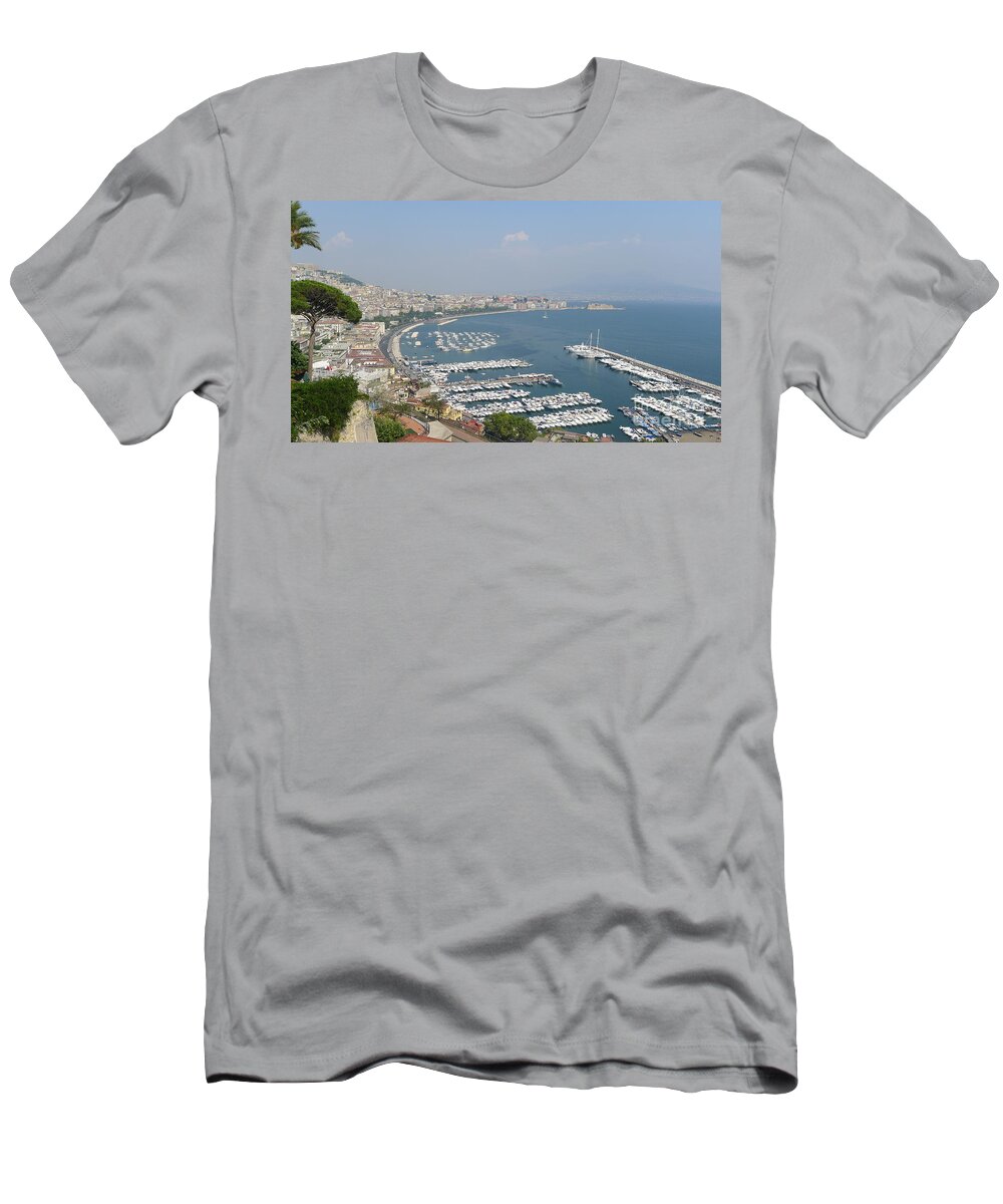 Napoli T-Shirt featuring the photograph Napoli by Nora Boghossian