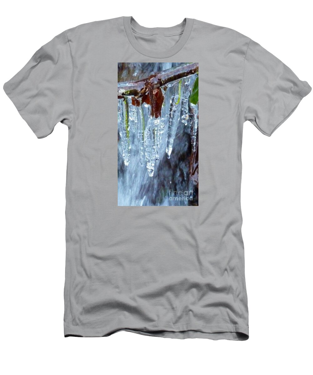 Winter In Oregon T-Shirt featuring the photograph Natures Icing by Susan Garren