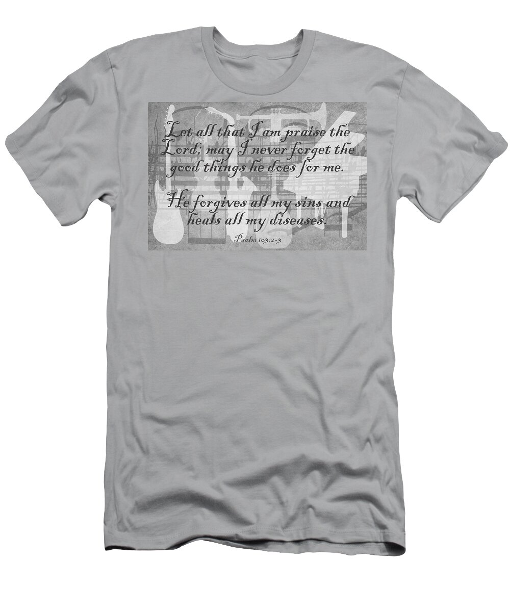 Lord T-Shirt featuring the mixed media Never Forget 1 by Angelina Tamez