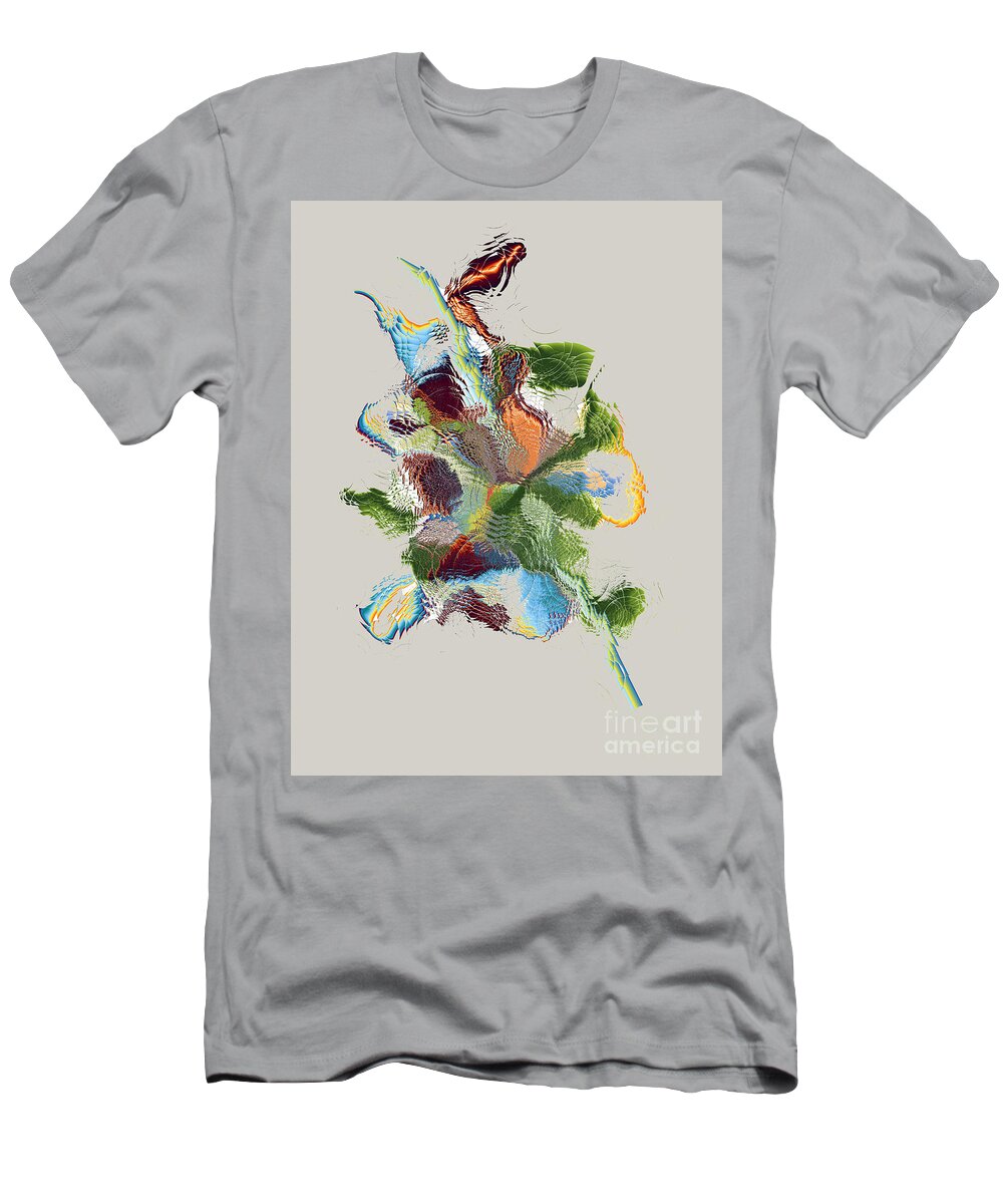  T-Shirt featuring the digital art No. 1184 by John Grieder