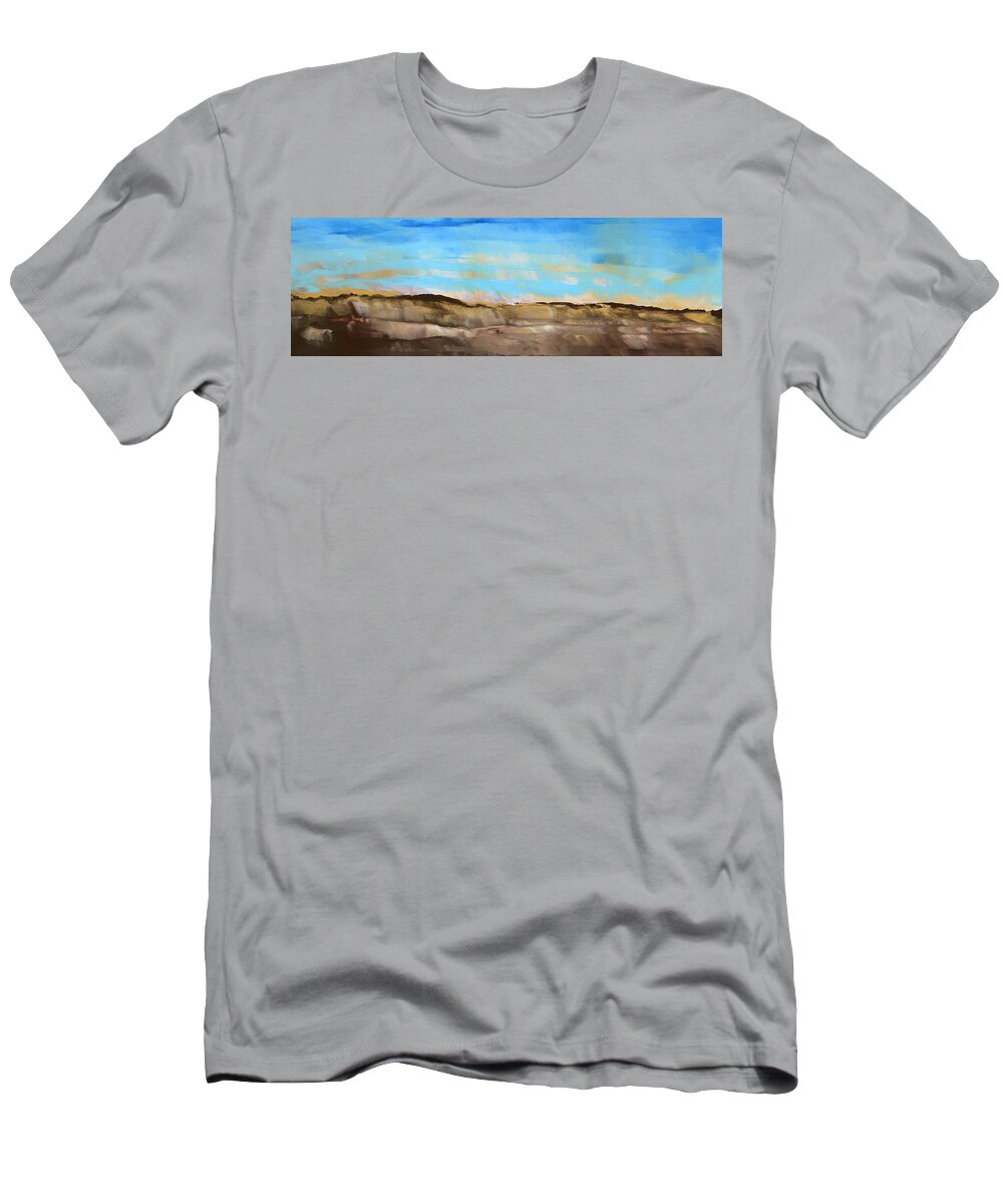 Not So Far Away T-Shirt featuring the painting Not So Far Away by Linda Bailey