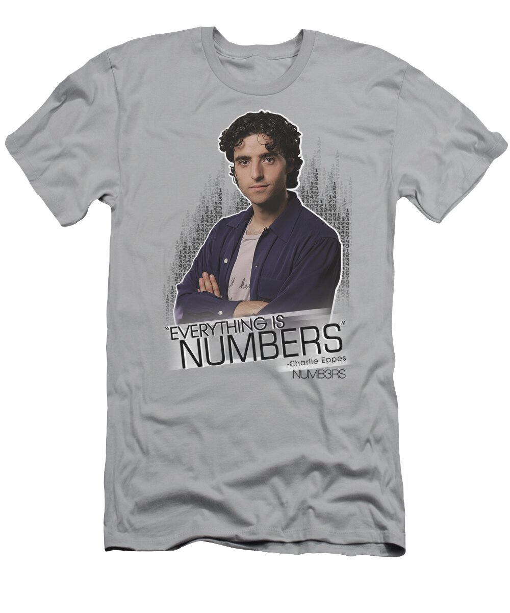 Numb3rs T-Shirt featuring the digital art Numbers - Everything Is Numbers by Brand A