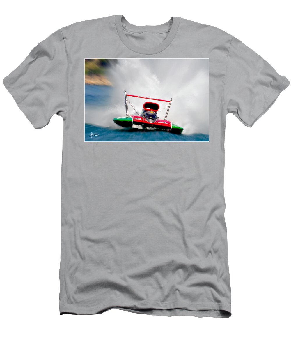 Unlimited T-Shirt featuring the photograph OBoy What a Splash by Craig Purdie