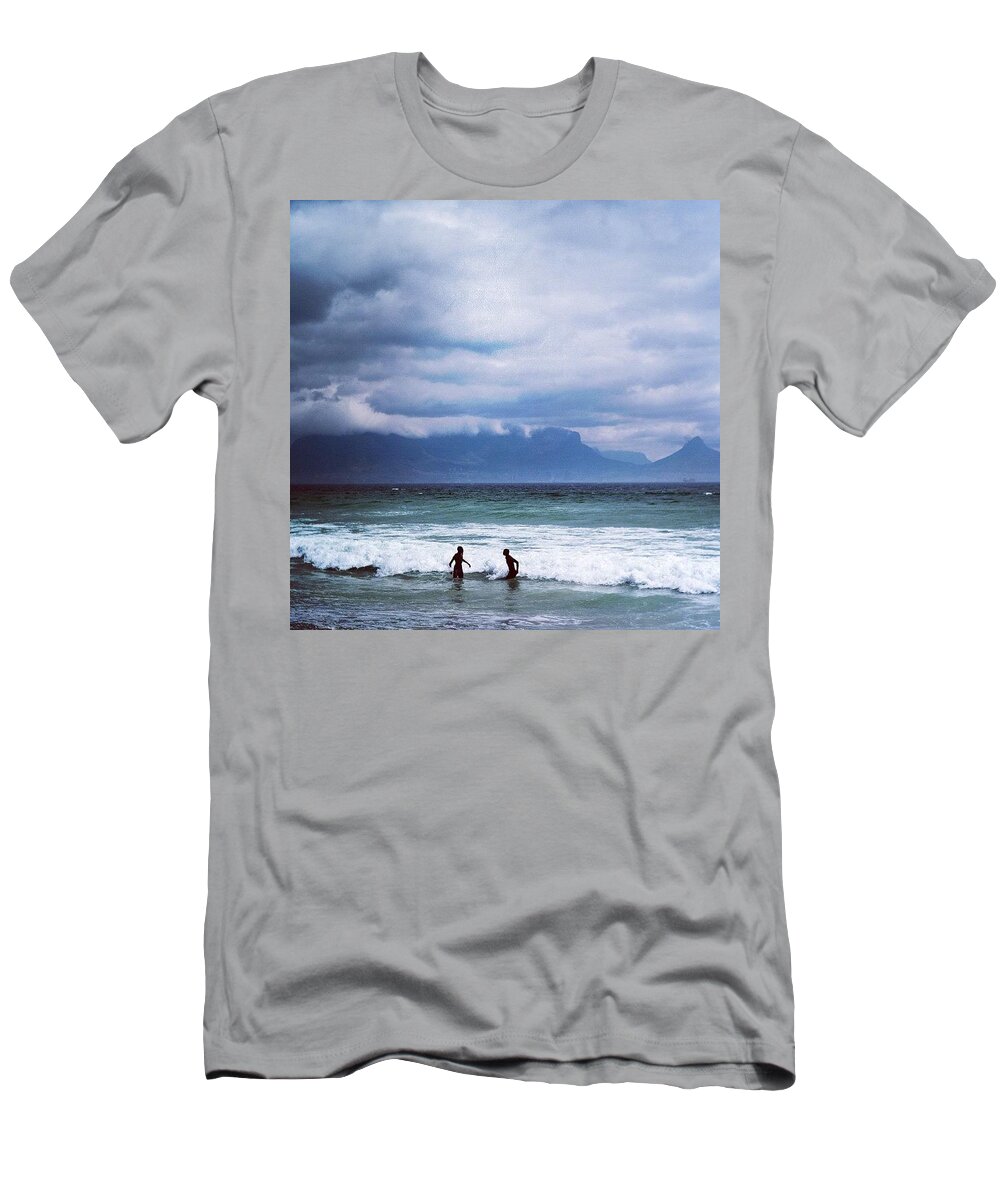 Surf T-Shirt featuring the photograph Ocean Play by Aleck Cartwright
