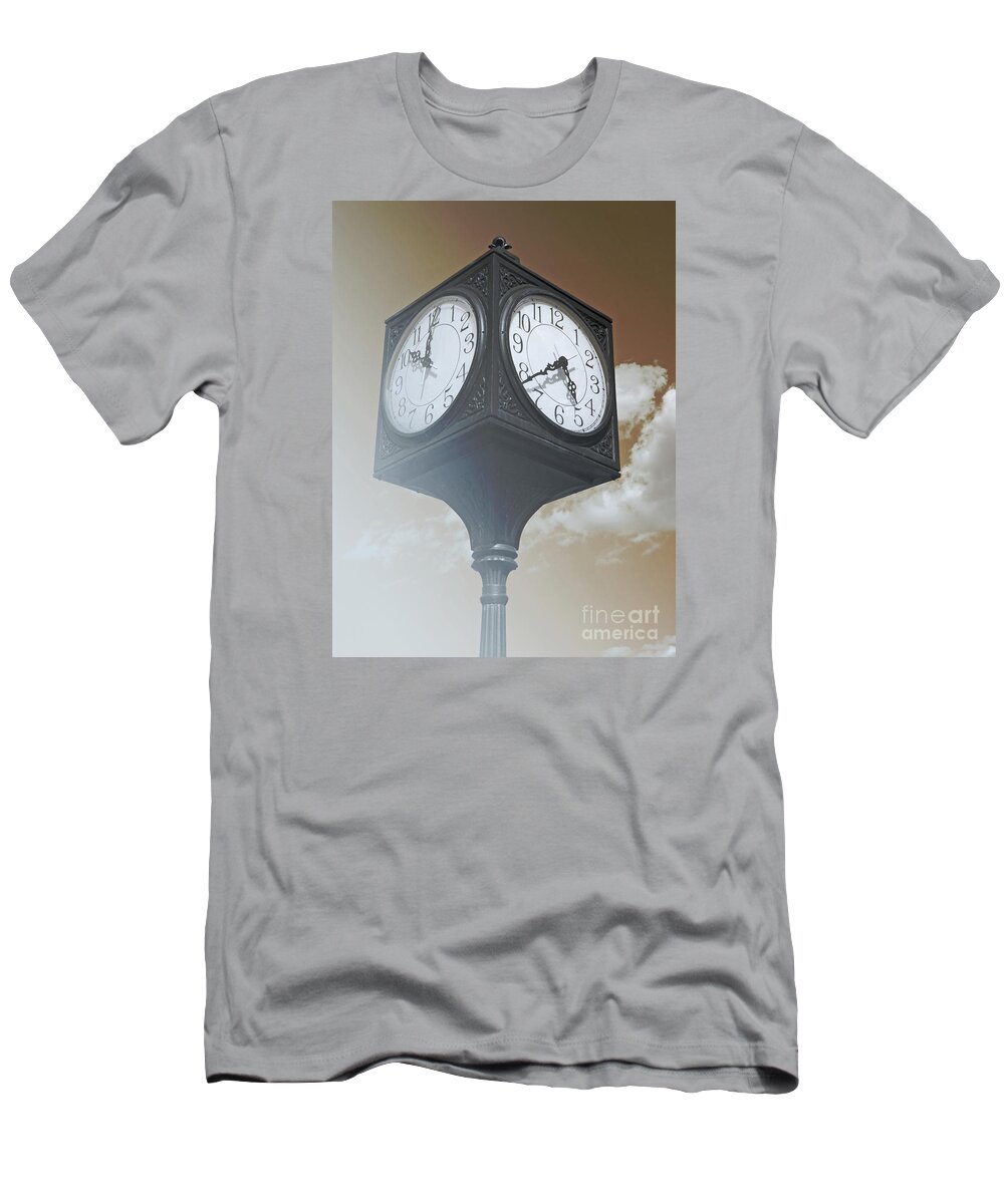 Time T-Shirt featuring the photograph Of Two Minds by Ann Horn