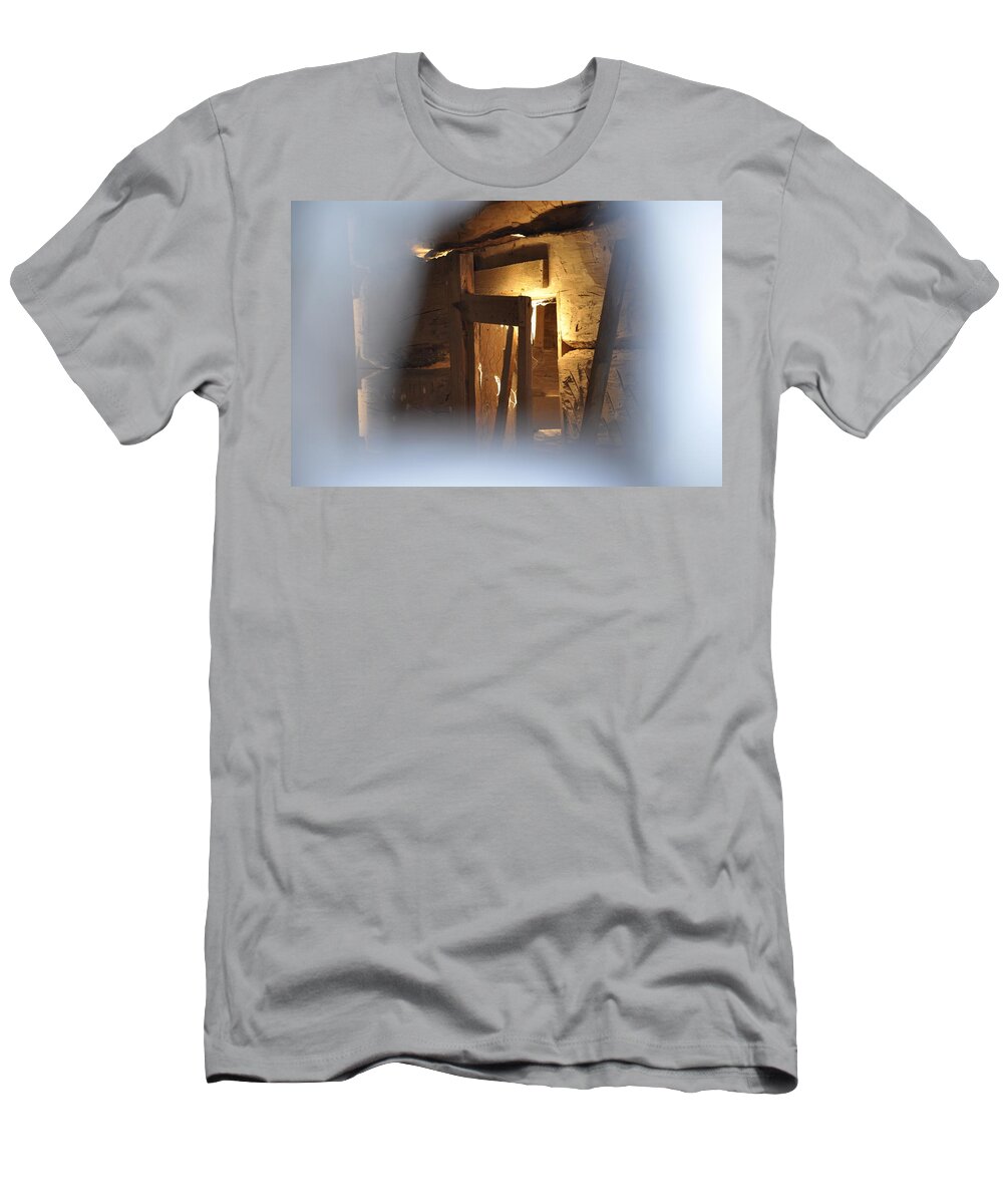 Brown T-Shirt featuring the photograph Old Barn by Frank Madia