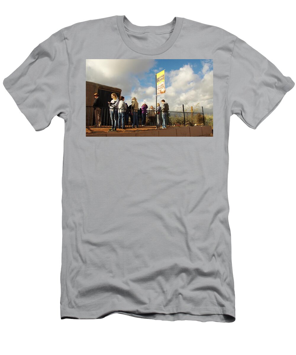 Out Of Africa T-Shirt featuring the photograph Out of Africa Reptile House by Phyllis Spoor