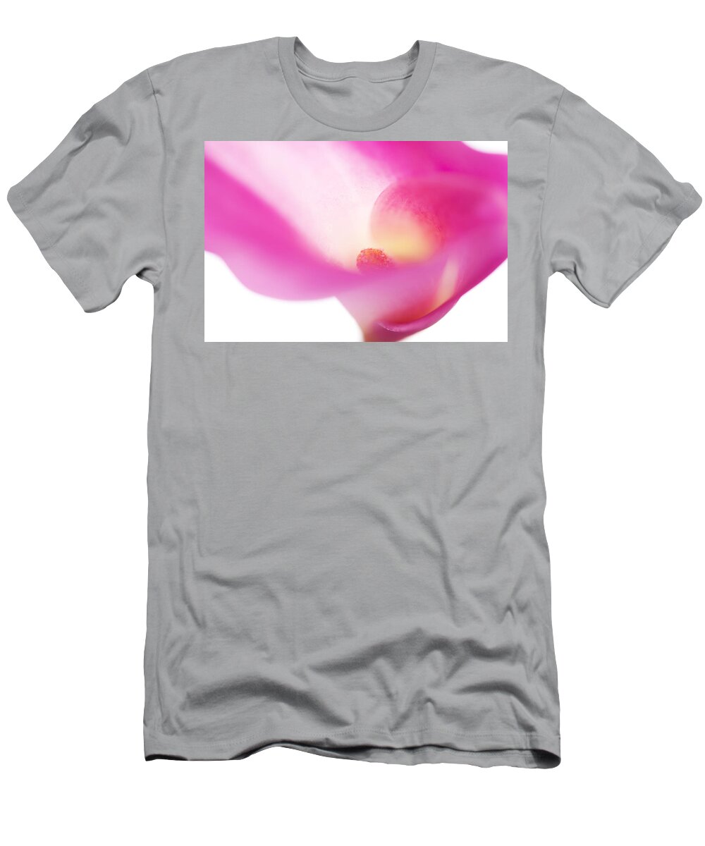 Flowers T-Shirt featuring the photograph Passion for Flowers. Pink Veil by Jenny Rainbow