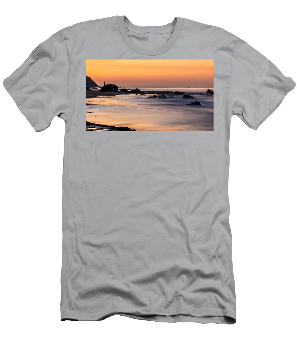 Beach T-Shirt featuring the photograph Past Meets Present By Denise Dube by Denise Dube