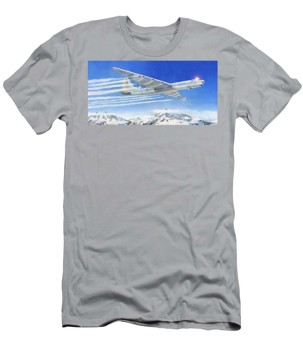 Aviation T-Shirt featuring the painting Peacemaker by Douglas Castleman