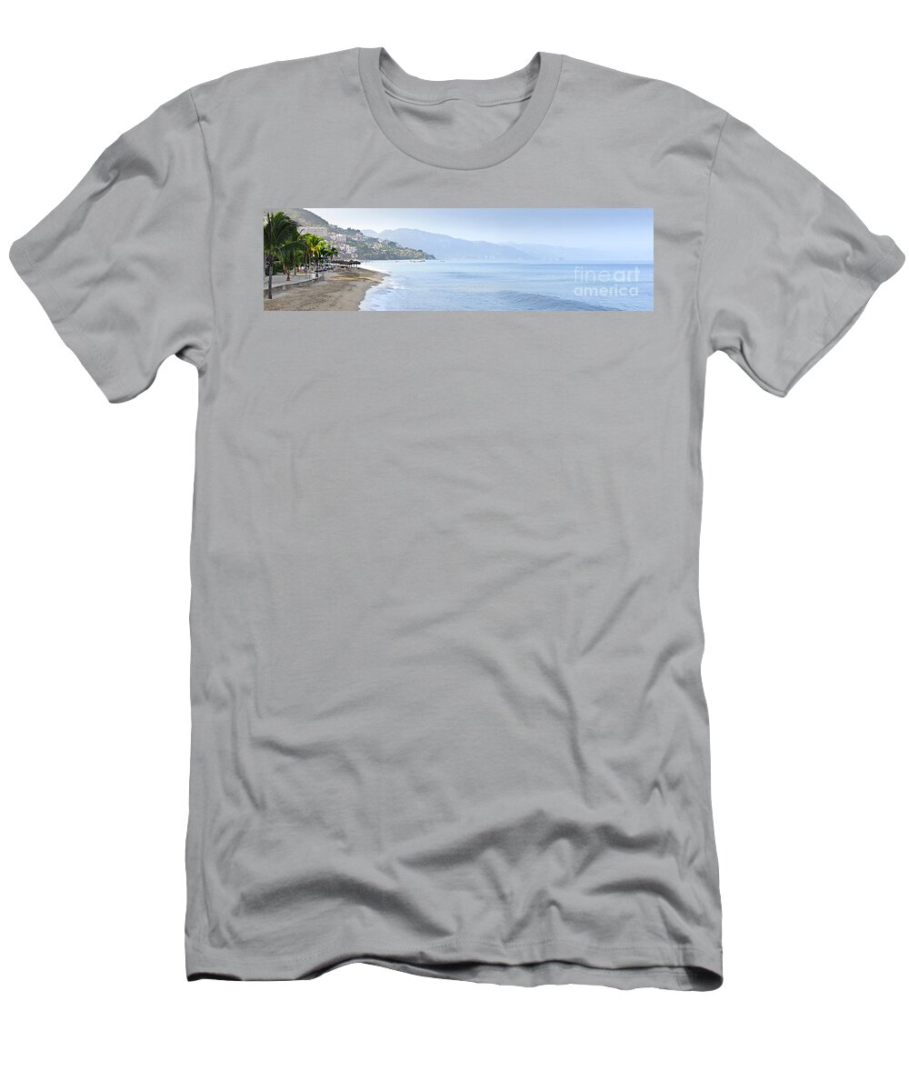 Puerto T-Shirt featuring the photograph Puerto Vallarta beach in Mexico by Elena Elisseeva