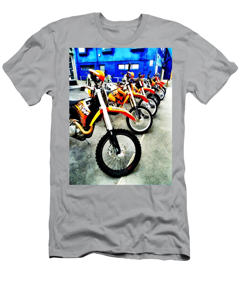 Ktm T-Shirt featuring the photograph Ready to Ride by Steve Taylor
