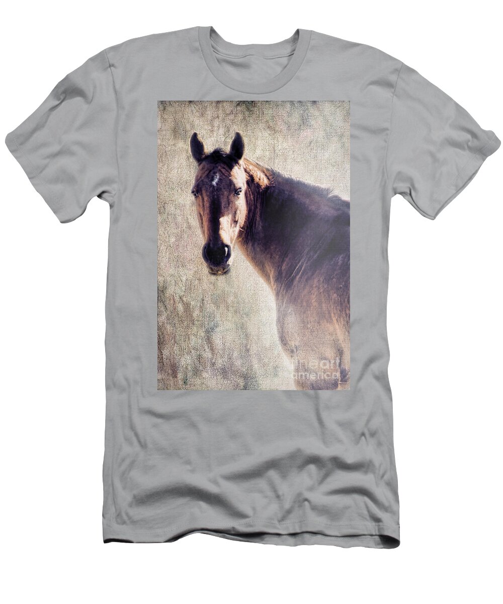 Horse T-Shirt featuring the photograph Reliability by Betty LaRue