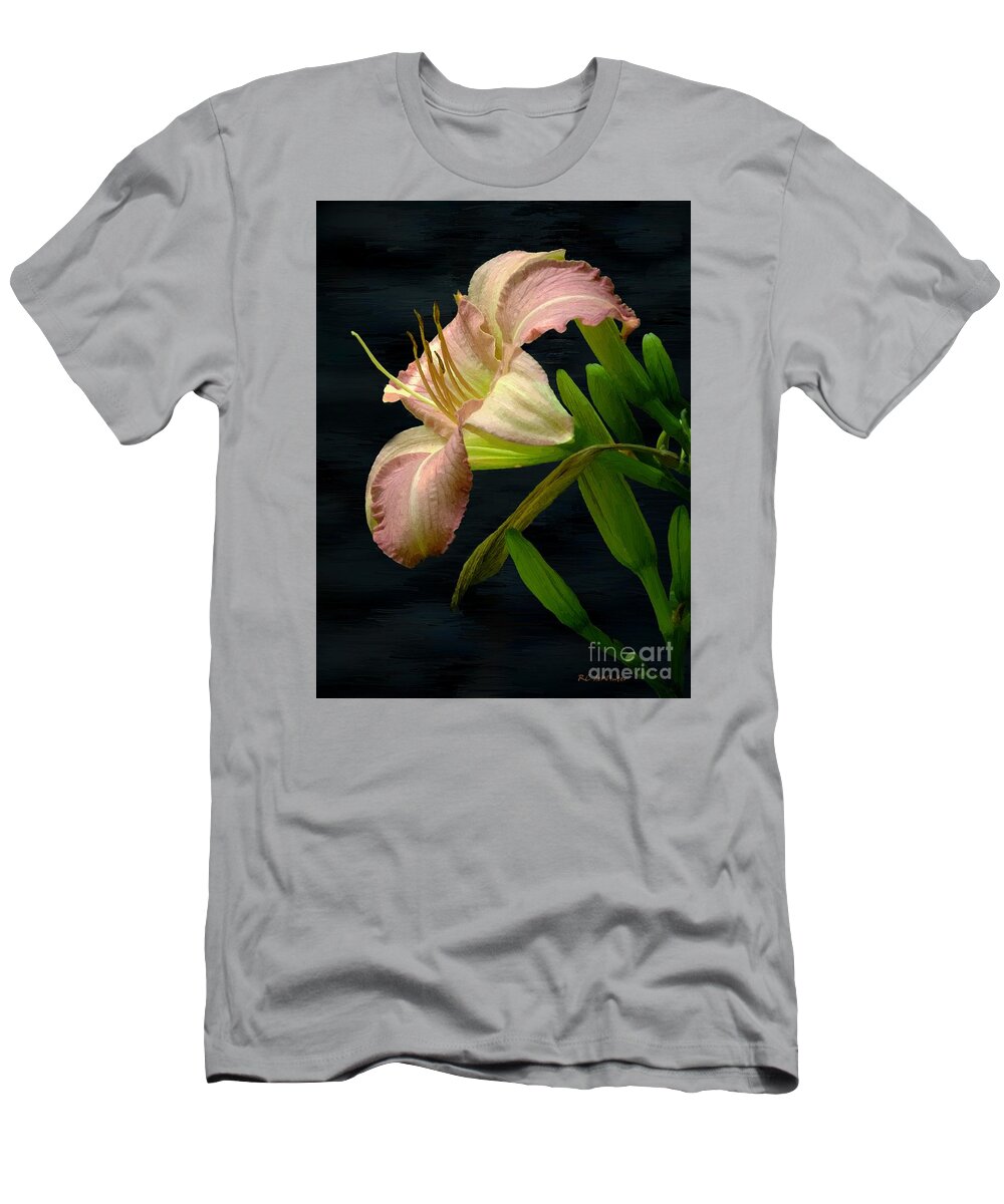 Lily T-Shirt featuring the painting Resplendent by RC DeWinter