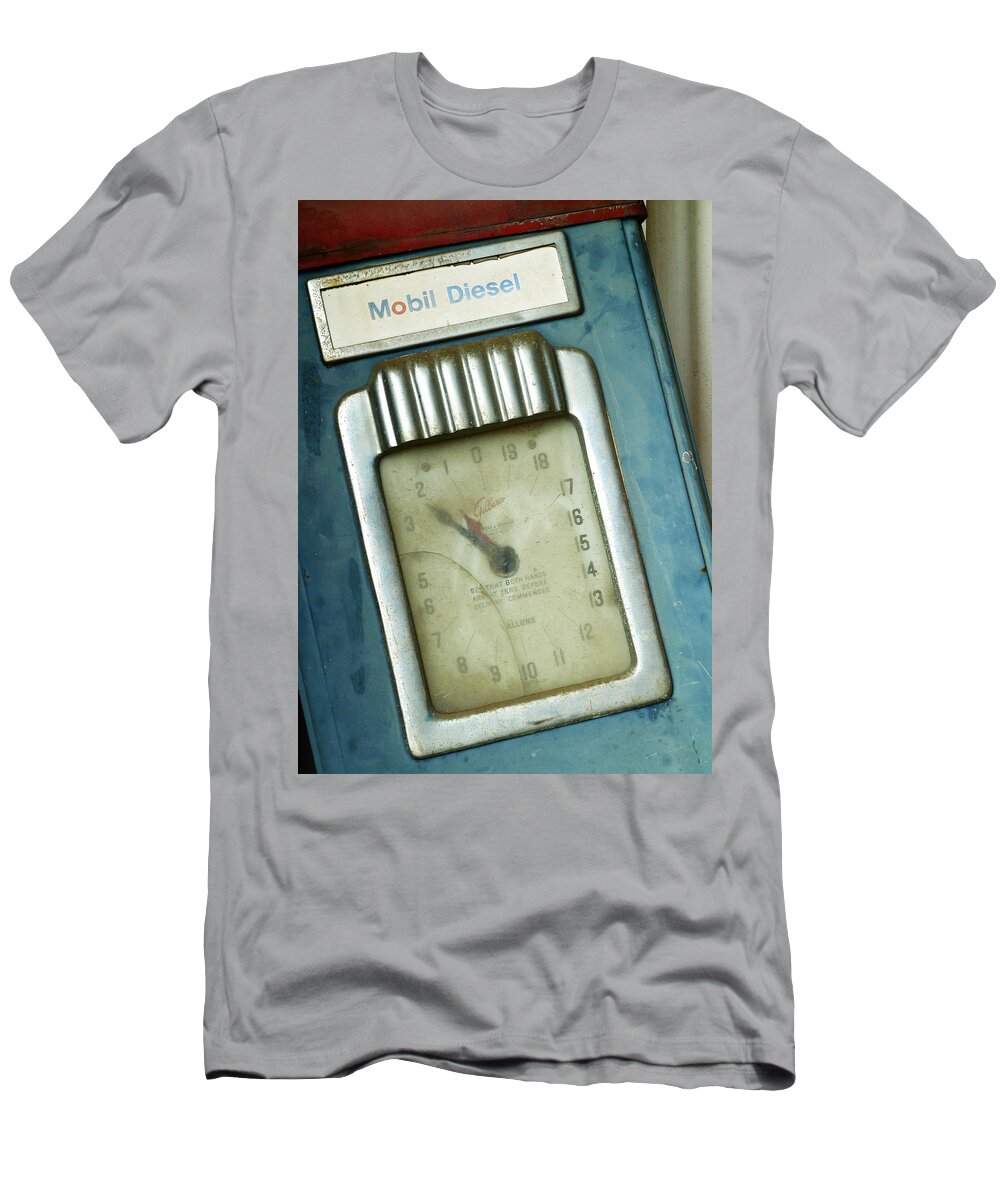 Gas T-Shirt featuring the photograph Running Low by Steve Taylor